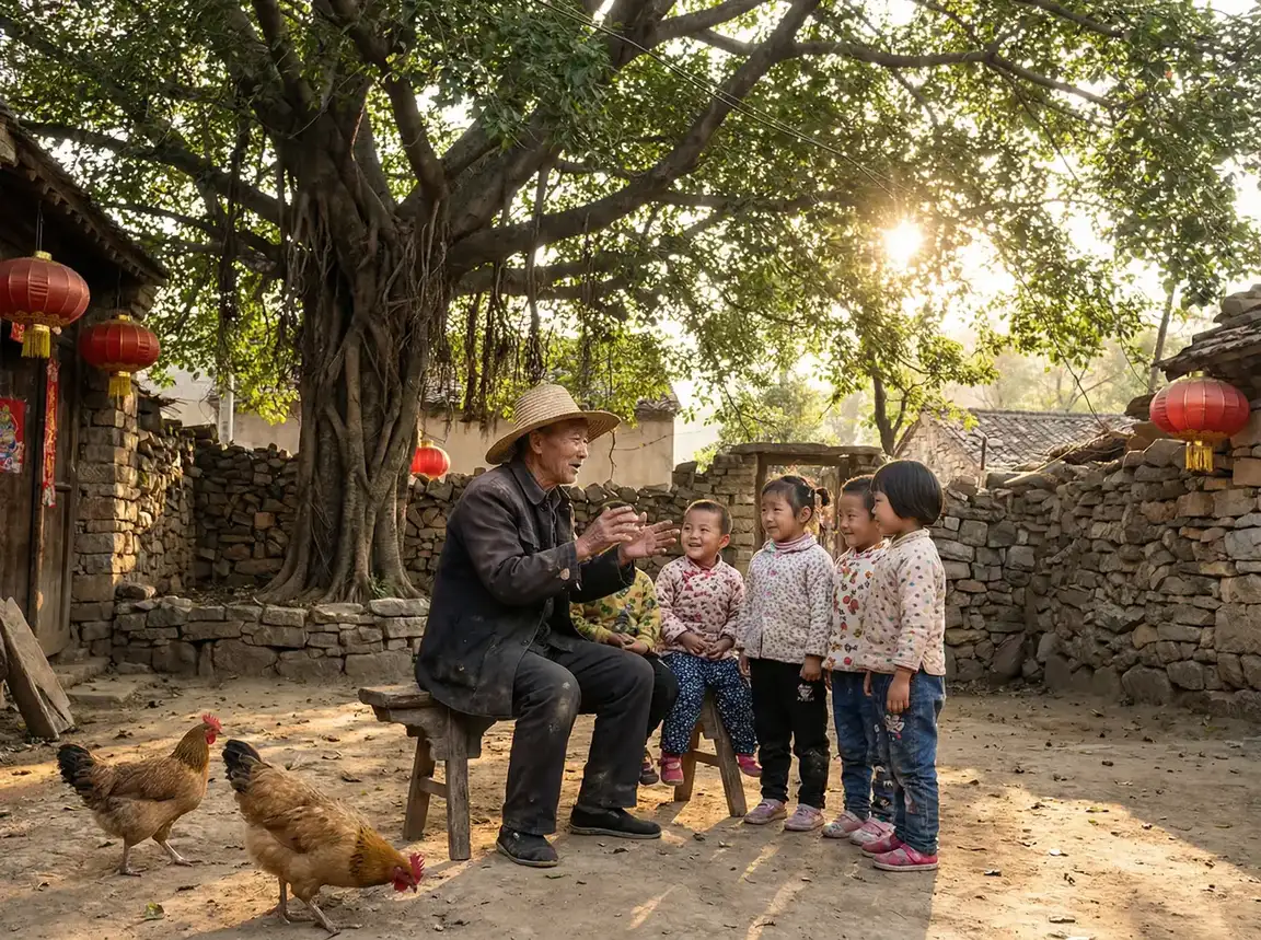 老人在大榕树下给孩子们讲故事 - 禁漫天堂_斗罗大陆全集高清在线观看免费 乡村记忆